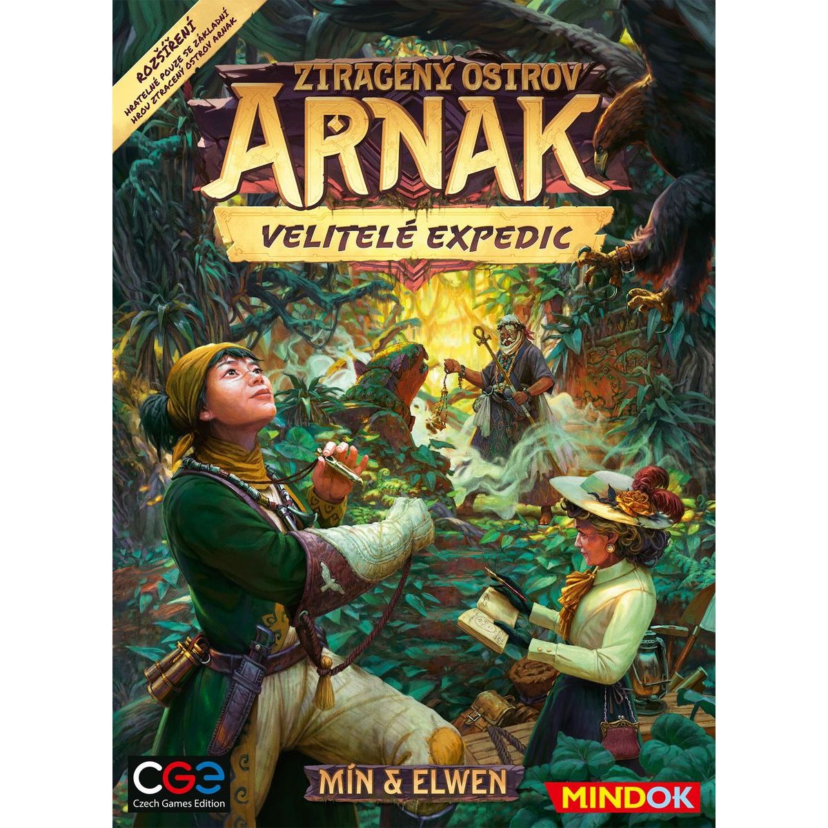 MindOK Ztracený ostrov Arnak Velitelé expedic
