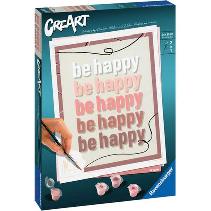 CreArt 235445 Buď šťastný: Be happy