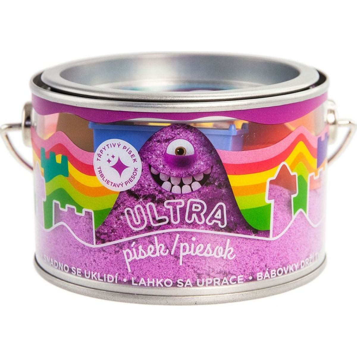 Epee Ultra písek s glitry 200g fialový