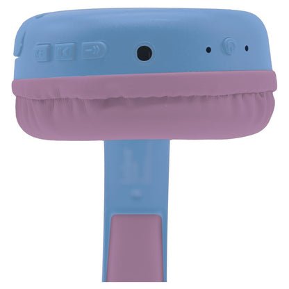 Lexibook 2v1 bluetooth skládací sluchátka Stitch s limitem hlasitosti