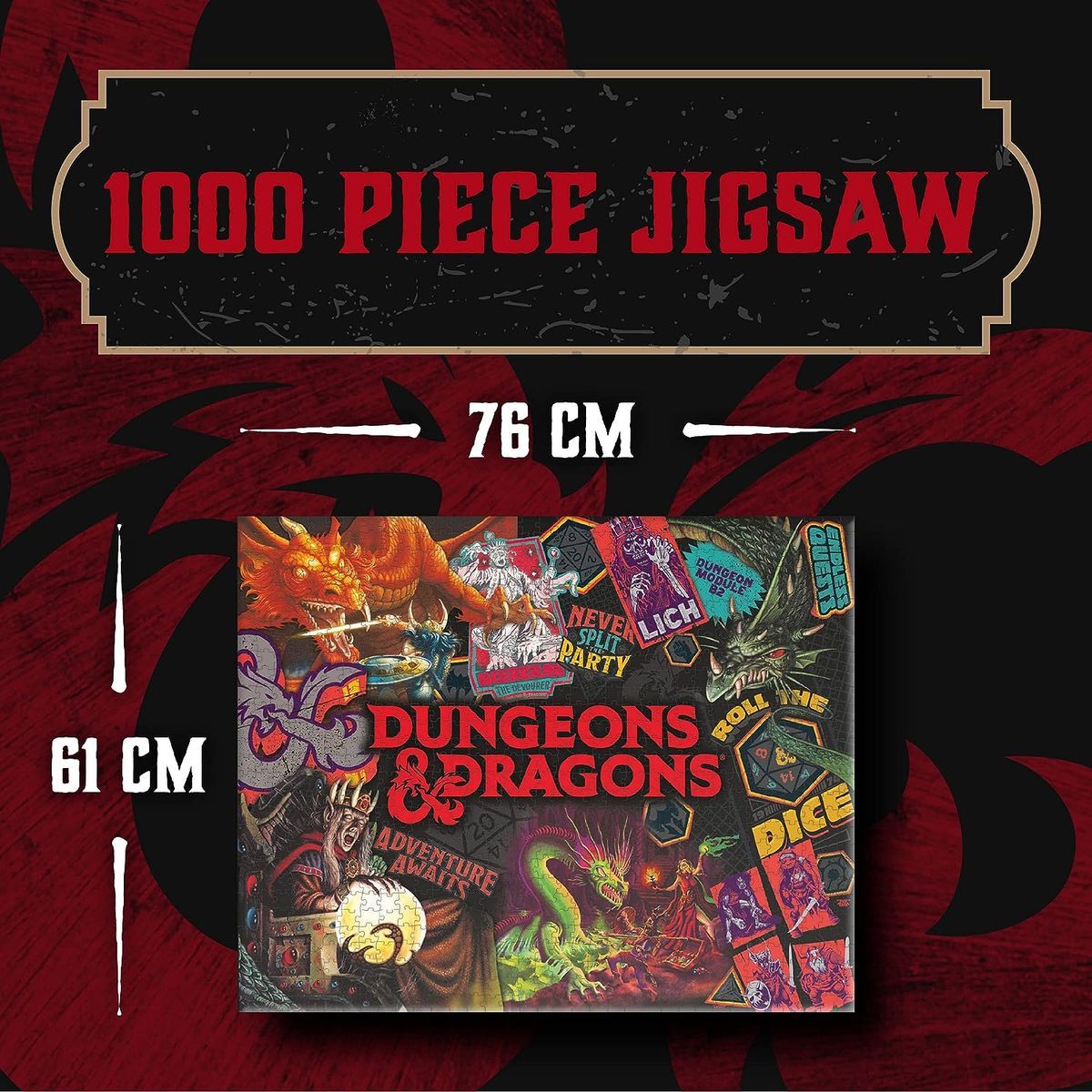 Puzzle Dungeon and Dragons 1000 dílků