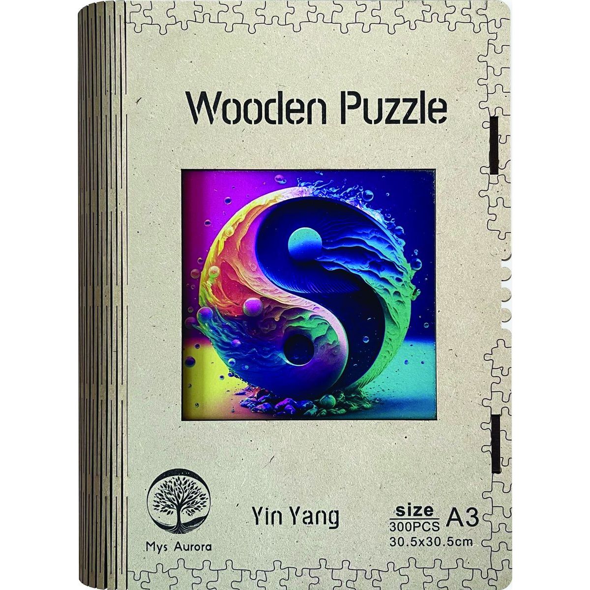Epee Wooden puzzle Yin Yang A3