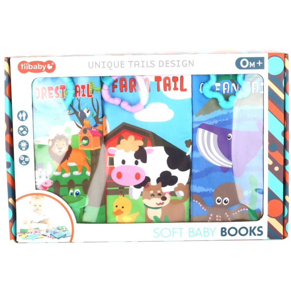 Alltoys Měkké knížky pro nejmenší
