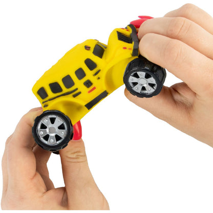 Alltoys Strečový natahovací školní autobus