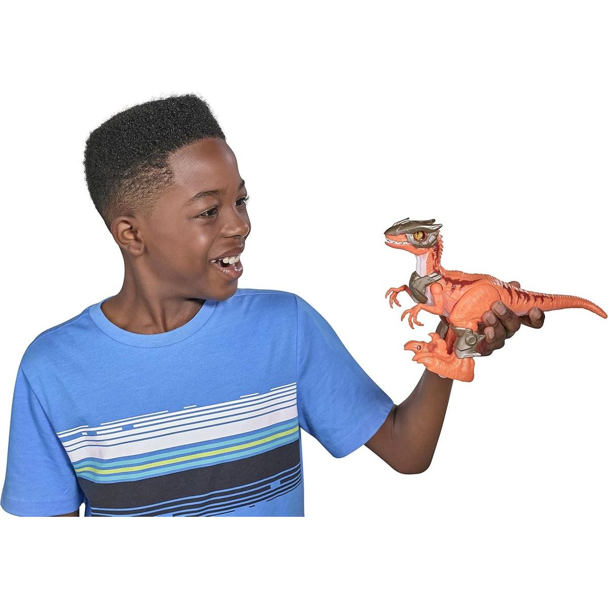 Robo Alive Dino Wars Raptor Orange
