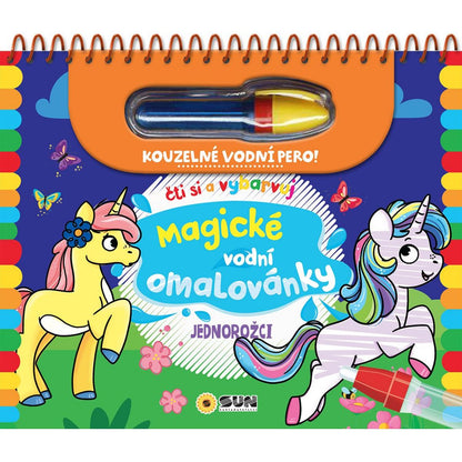 SUN Vodní malování: Jednorožci