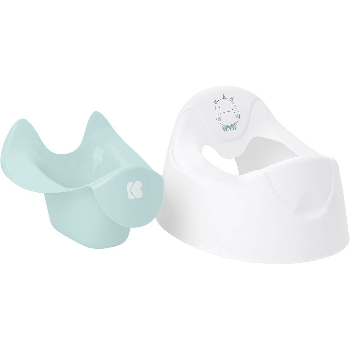 KikkaBoo Nočník hroch White Mint
