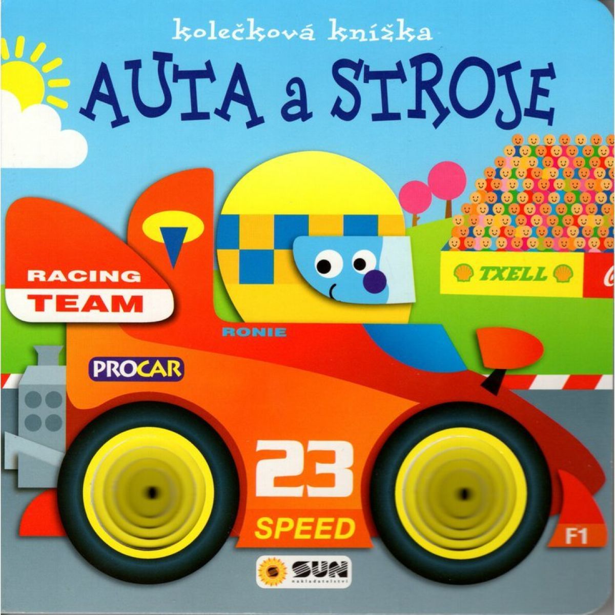 Auta a stroje-kolečková knížka leporelo