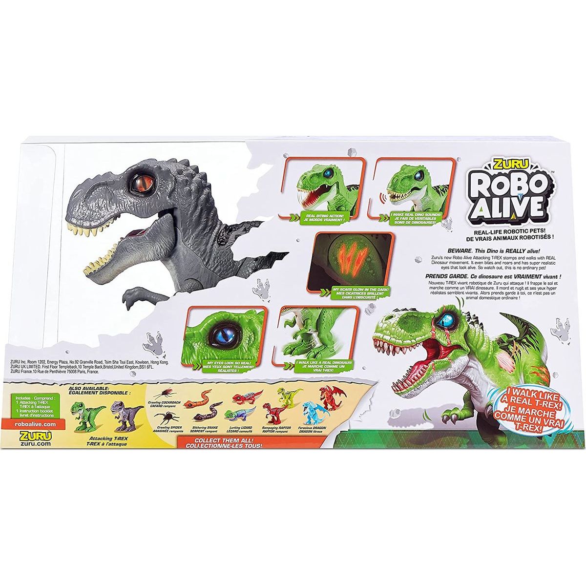 Robo Alive T-Rex šedý