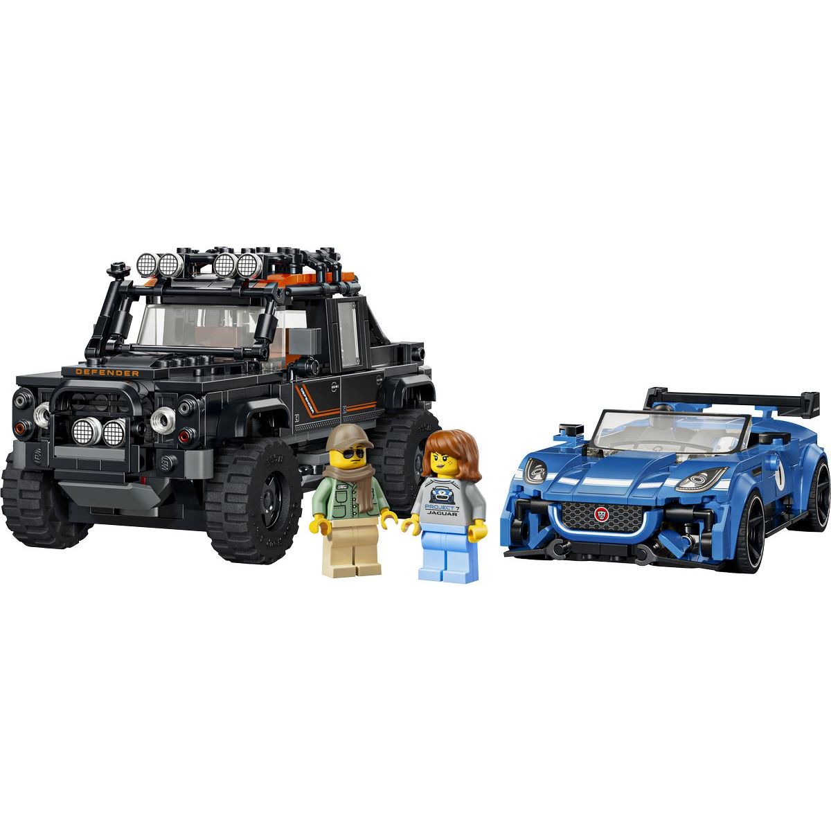 LEGO® Speed Champions 77264 Jaguar Project 7 a Land Rover Defender