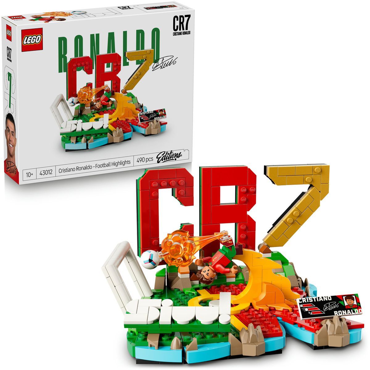 LEGO® Editions 43012 Cristiano Ronaldo - Hvězdné momenty fotbalu