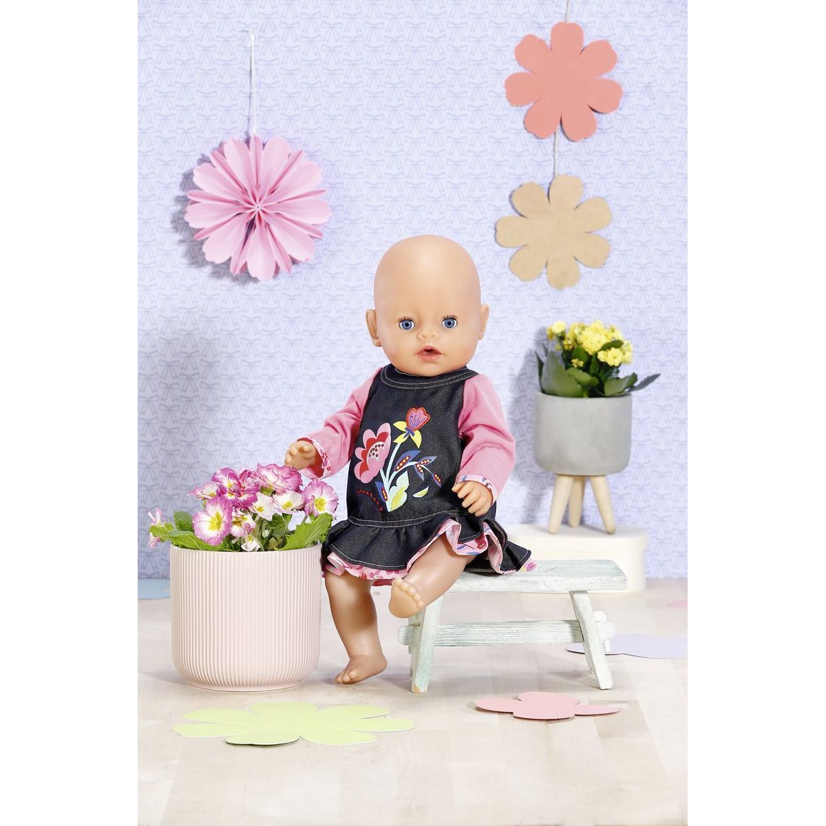 Dolly Moda Džínové šatičky 43 cm