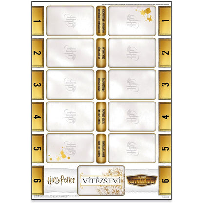 Alltoys Společenská hra Harry Potter Top Trums battle mat