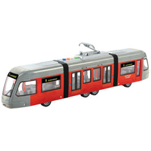 Tramvaj na setrvačník se světlem a hudbou