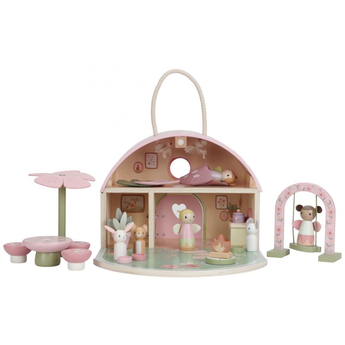 Little Dutch Domeček pro víly dřevěný přenosný Fairy Garden