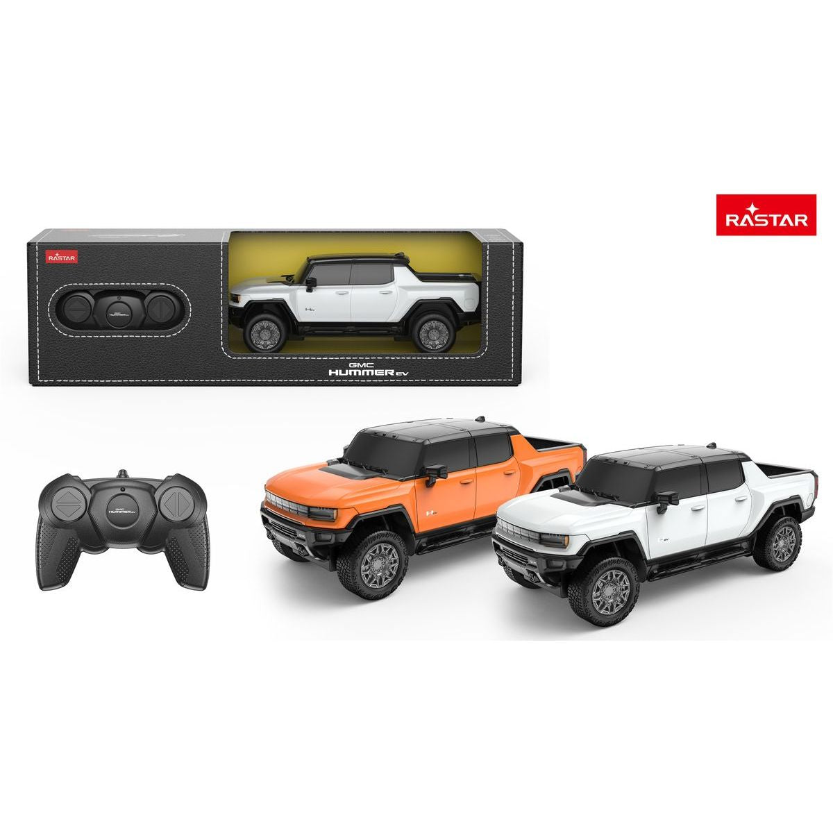 Rastar RC auto 1 : 26 Hummer EV bílé