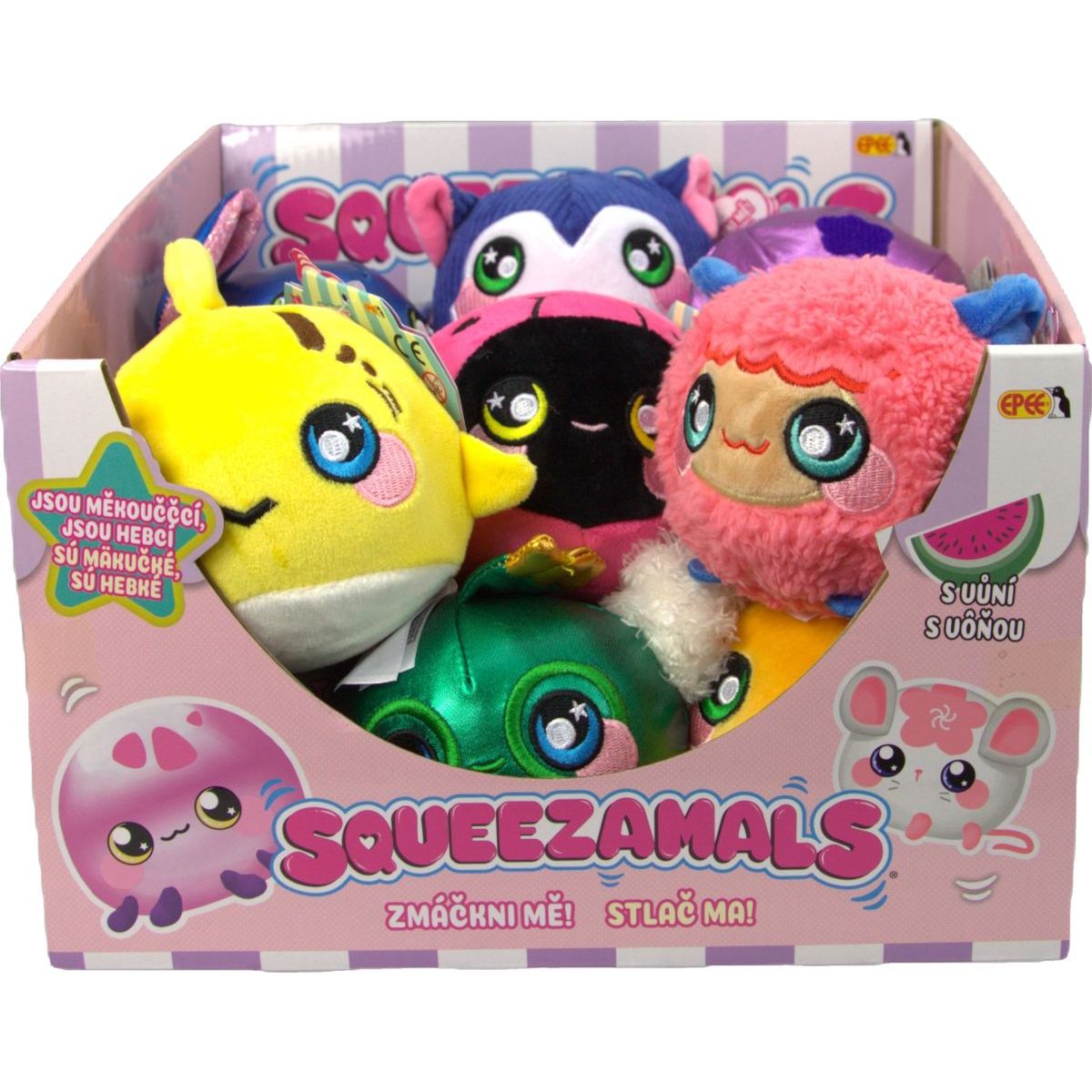 Squeezamals Plyš 9 cm Série 5 beruška