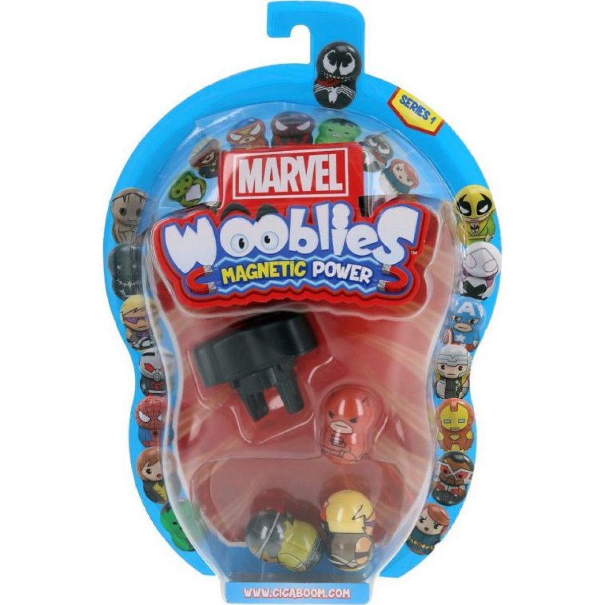 Wooblies balení 3 wooblíků s turbo vystřelovačem
