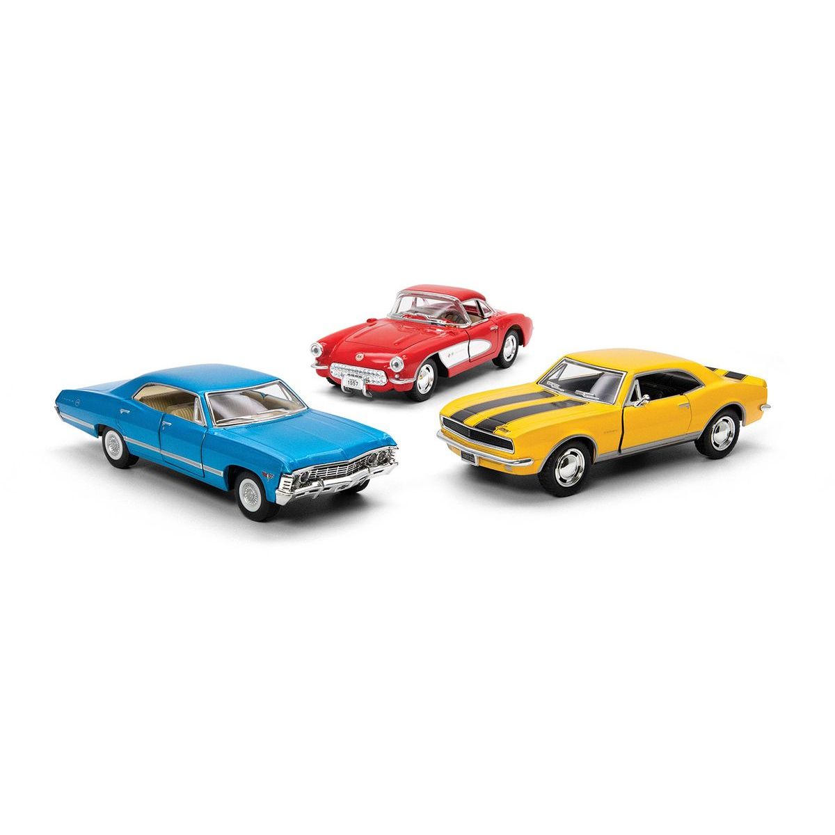 Sparkys Kovový model Chevrolet Classic s frikčním pohonem a otevíracími dveřmi