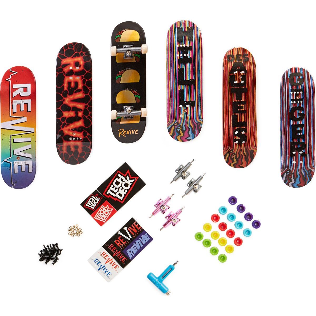 Tech Deck Skateshop 6 ks s příslušenstvím Revive