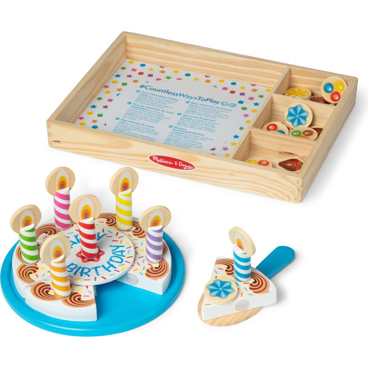 Melissa & Doug narozeninová dort set