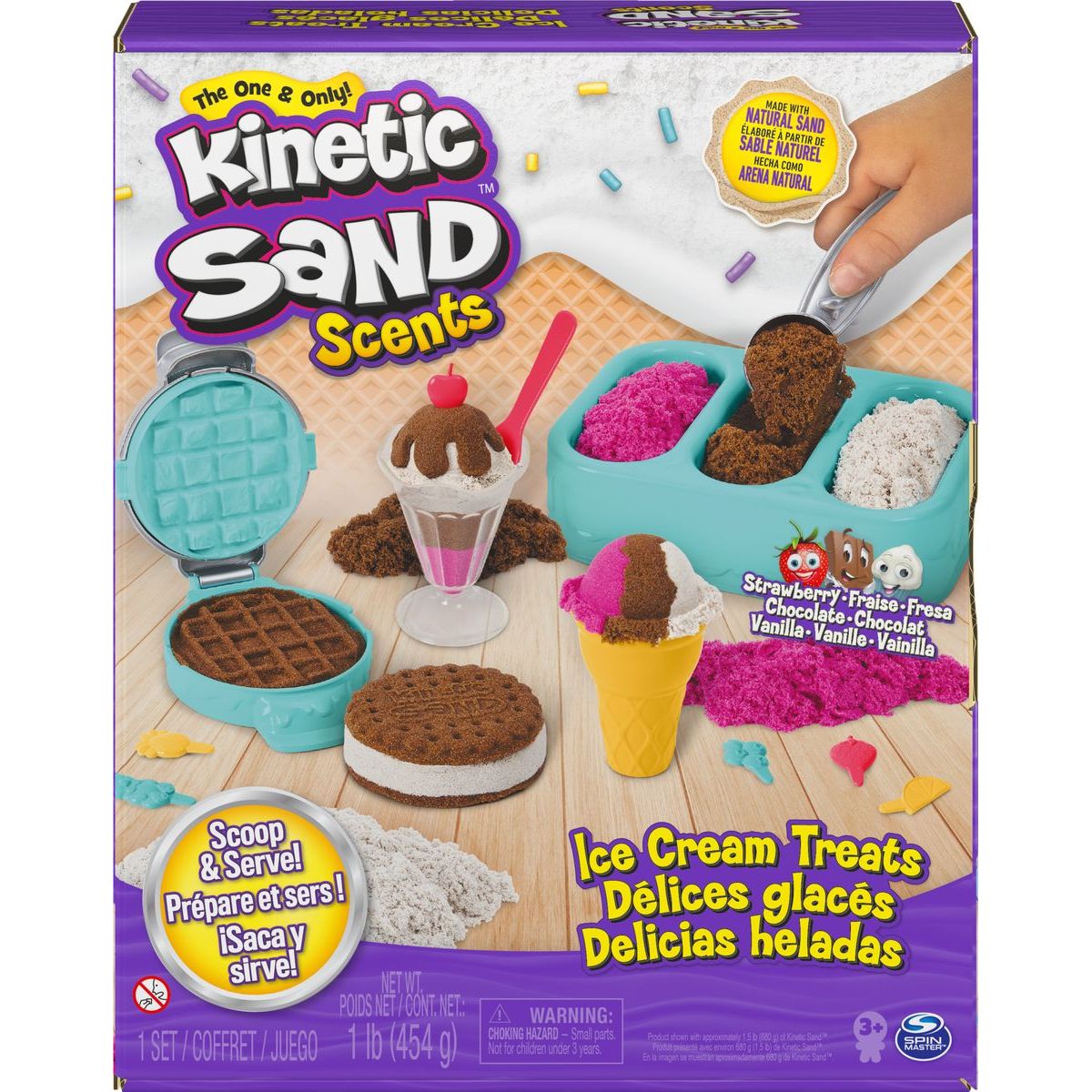 Kinetic Sand voňavé kopečkové zmrzliny