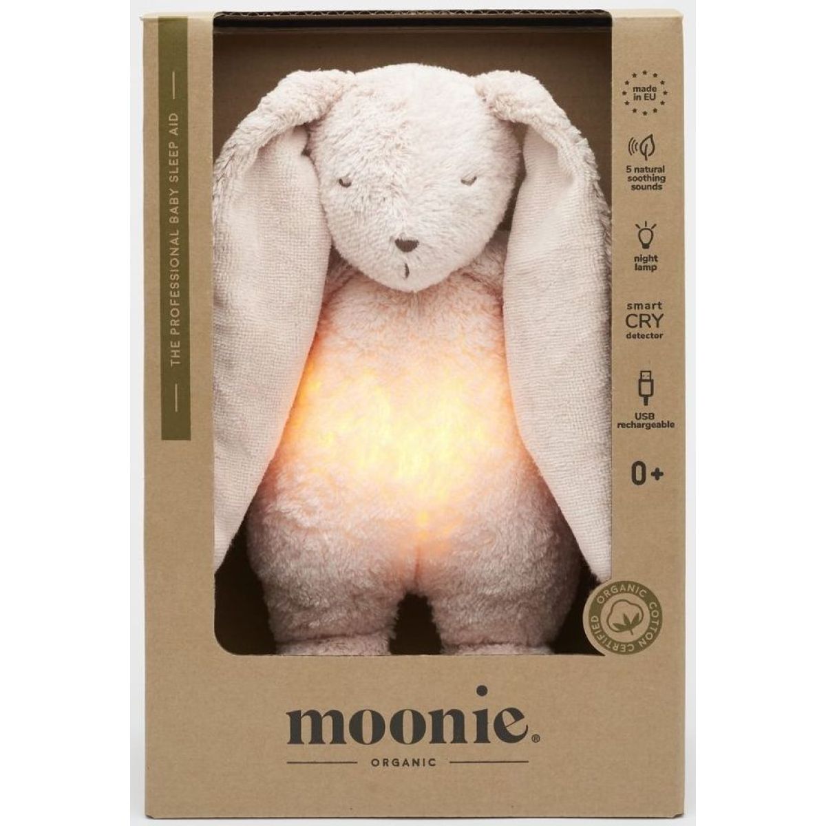 Moonie Usínáček Zajíček 2.0 Organic Rose
