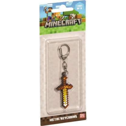 Minecraft kovový přívěšek meč