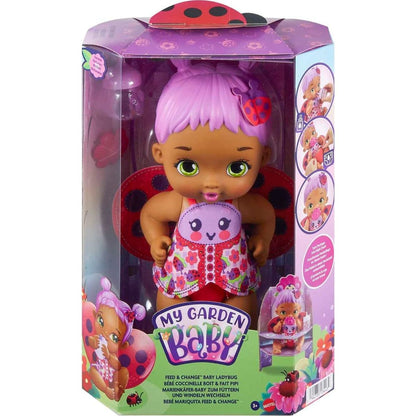Mattel My Garden Baby miminko fialová beruška 30 cm