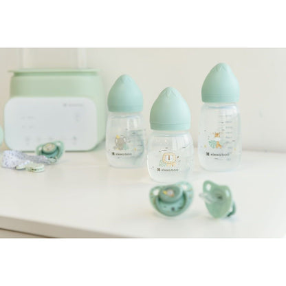 KikkaBoo Kojenecká láhev 180 ml 3m+ Savanna Mint