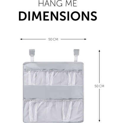 Hauck Organizér na postýlku nebo ohrádku Hang Me, grey