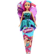 Funville Dreameez víla v kornoutku tmavě růžové vlásky
