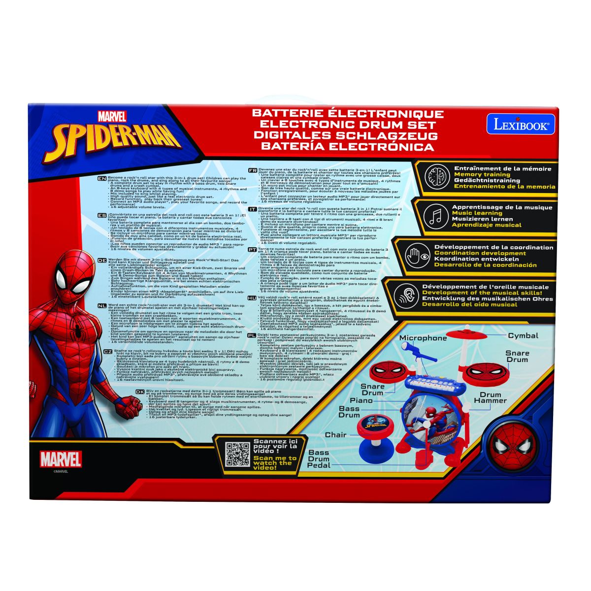 Lexibook Set pro rockovou kapelu Spiderman