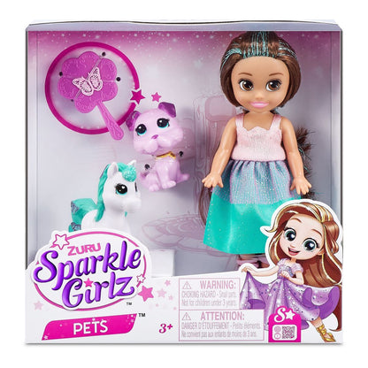 Zuru Panenka Sparklez Girlz se zvířátkem