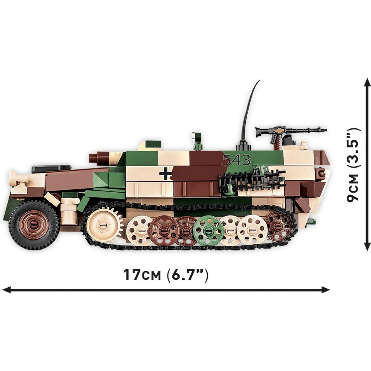 Cobi 2283 II. světová válka Sd. Kfz. 251_9 Stummel