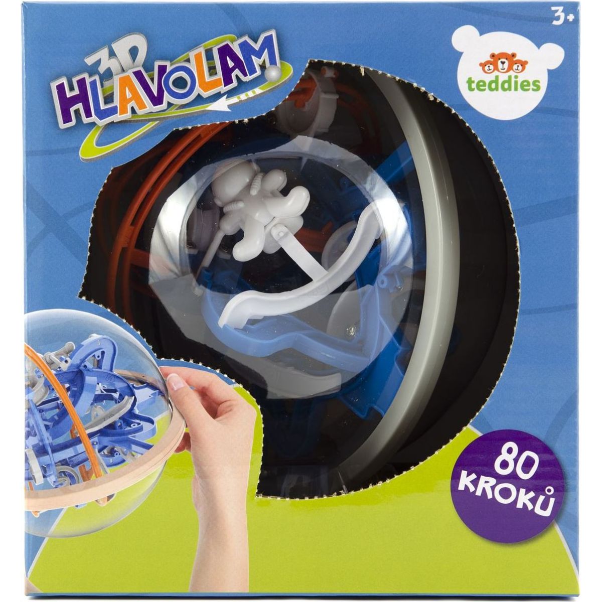 Hlavolam edukační koule 80 kroků