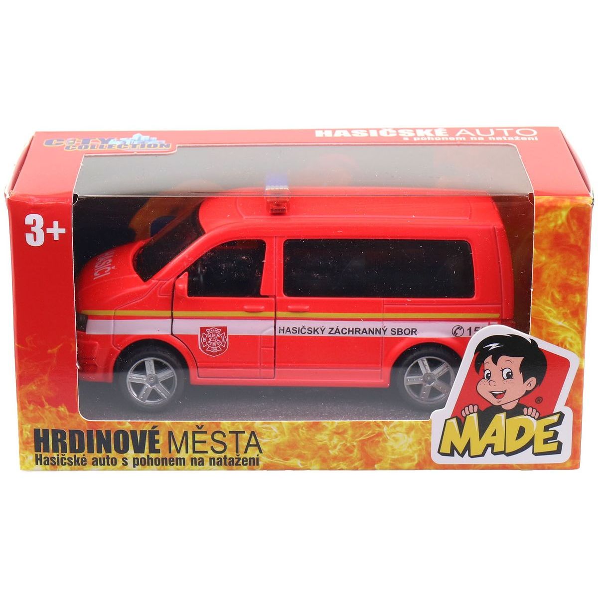 MaDe Auto, hasičská dodávka, CZ design i box
