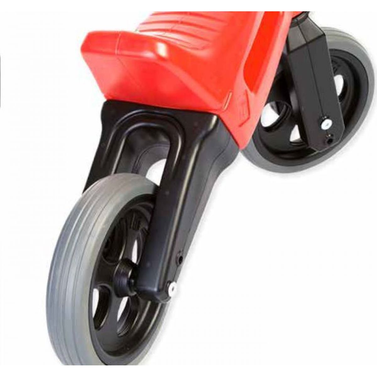 Odrážedlo červené Funny Wheels 2 v 1