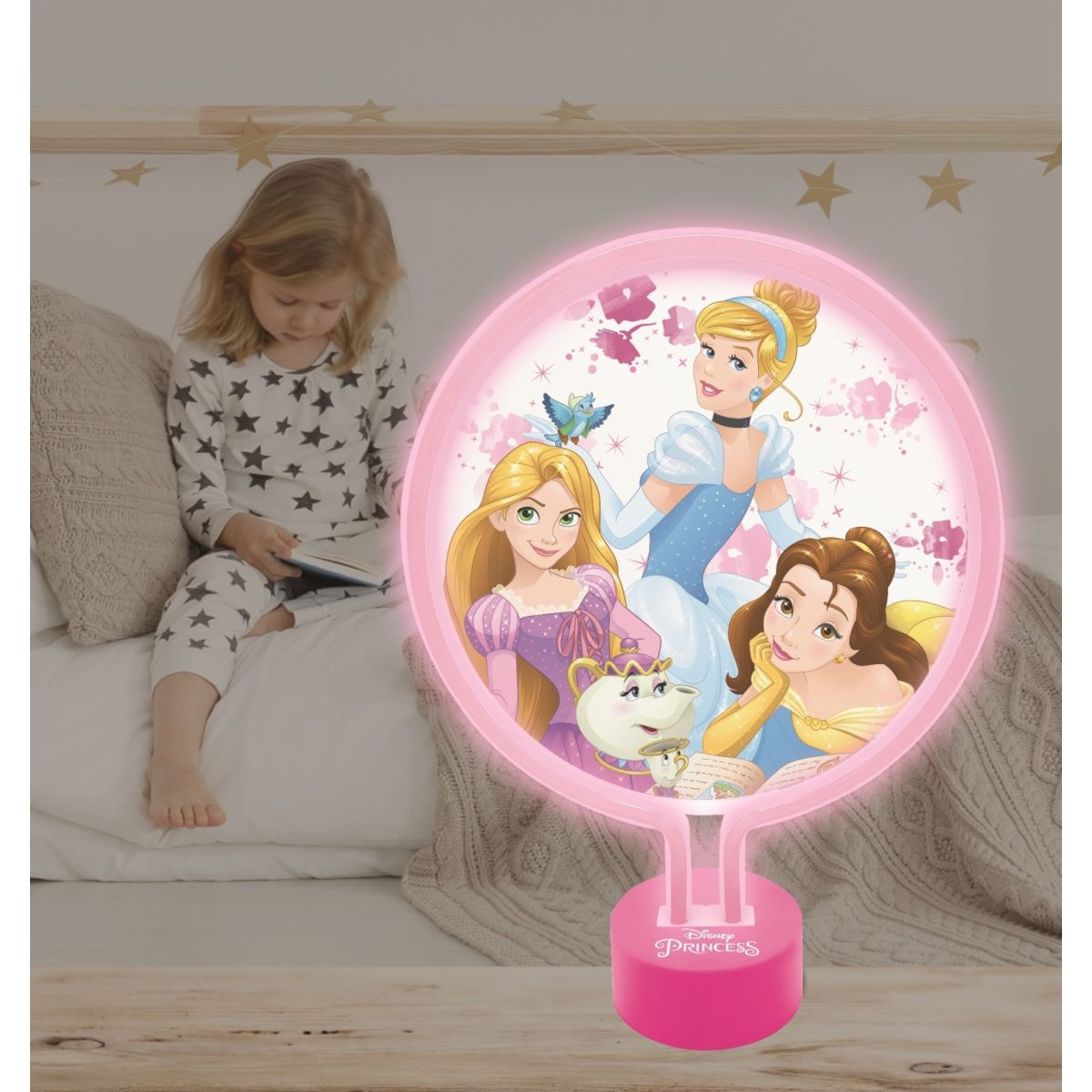 Lexibook Neonové dekorativní světlo Disney princezny