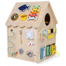 2Kids Toys Activity board Domeček přírodní