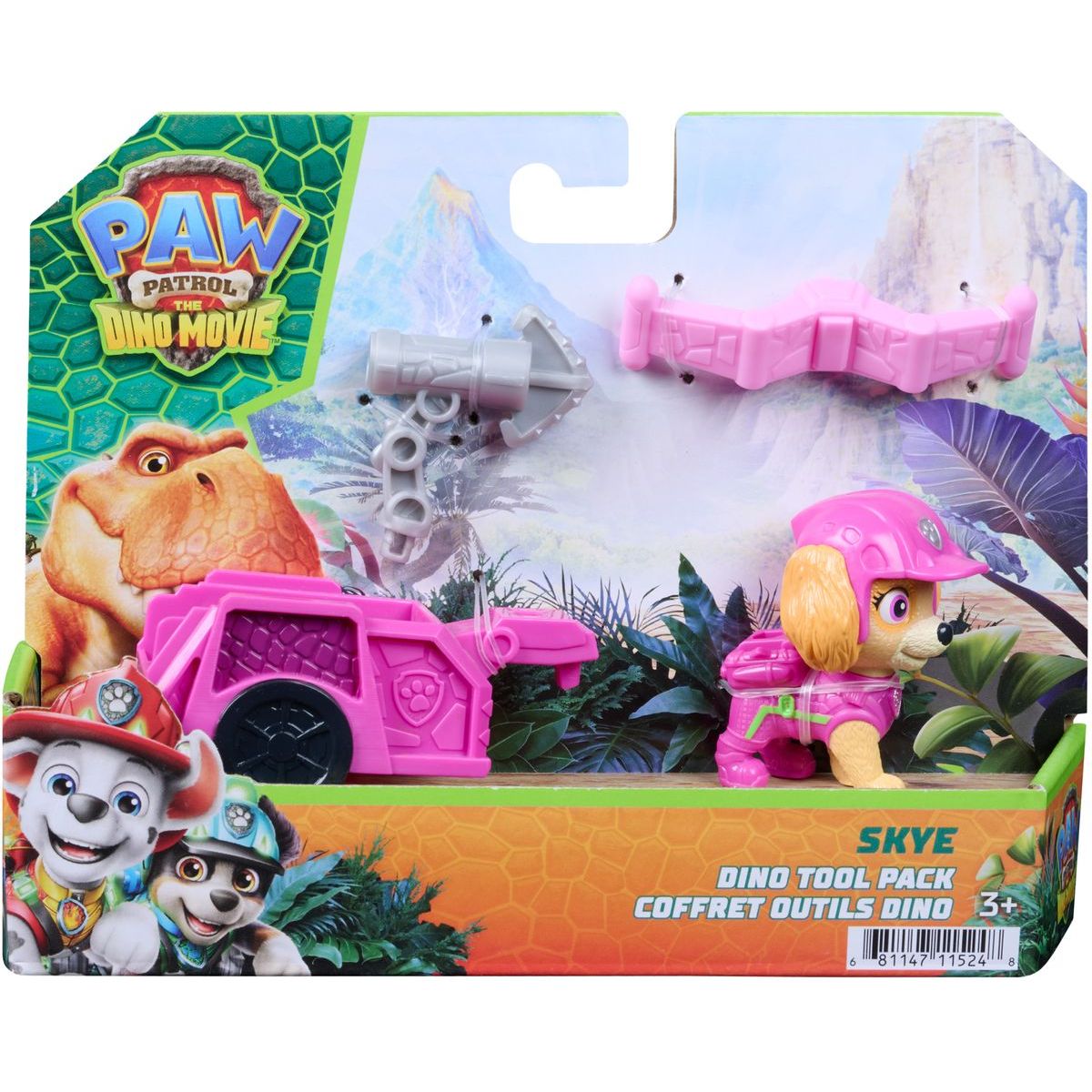 Spin Master Tlapková patrola Dino figurka s vozíkem Skye