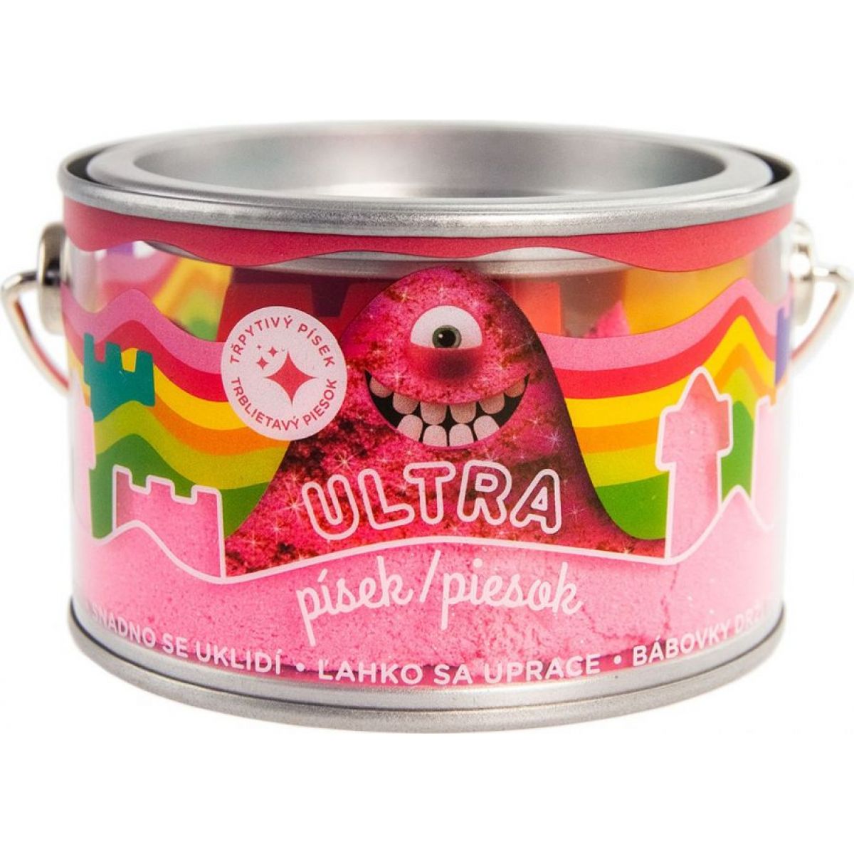 Epee Ultra písek s glitry 200g růžový