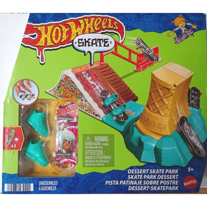 Mattel Hot Wheels Skates fingerboard skatepark herní set Dezert