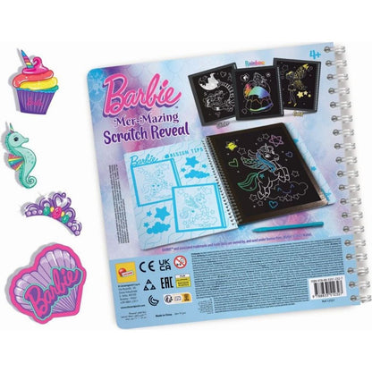 Liscianigiochi Barbie Sketch Book Mer-Mazing Scratch Reveal