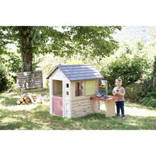 Smoby Domeček Life Nature s dílnou pro kutily
