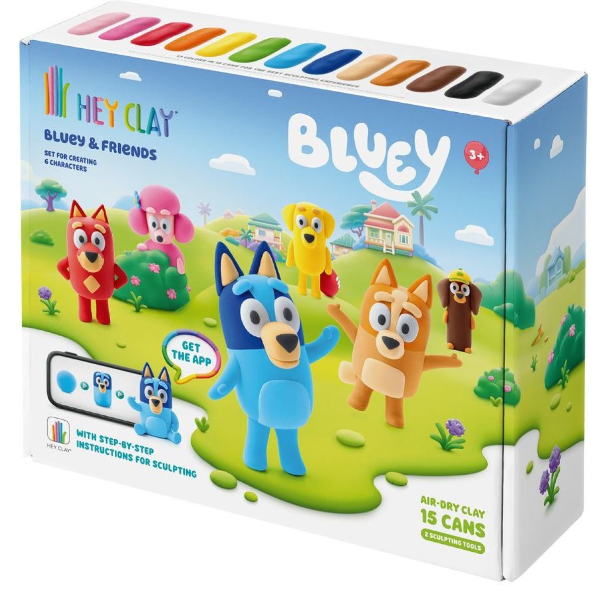 HEY CLAY_SET_BLUEY+ACCESSORIES_15PK_CEE