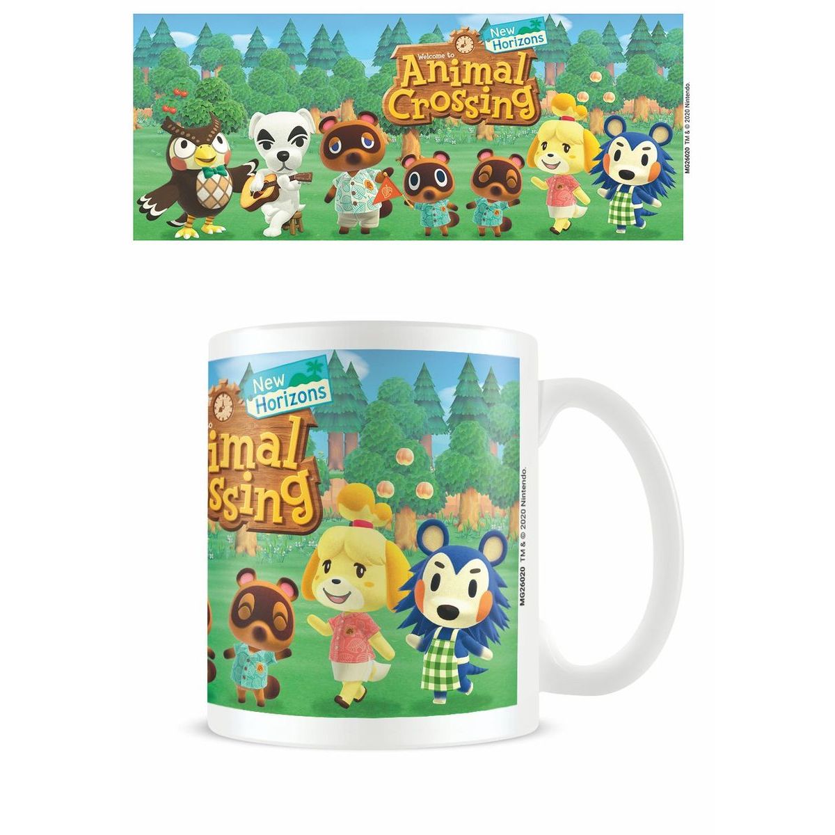 Hrnek Animal Crossing Line Up 315 ml - Poškozený obal