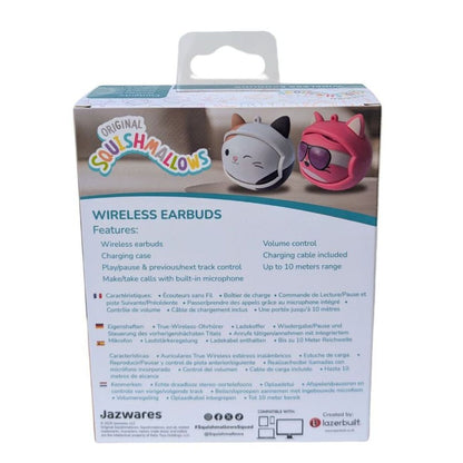 Lazerbuilt Squishmallows Face-change TWS Earbuds - Cam