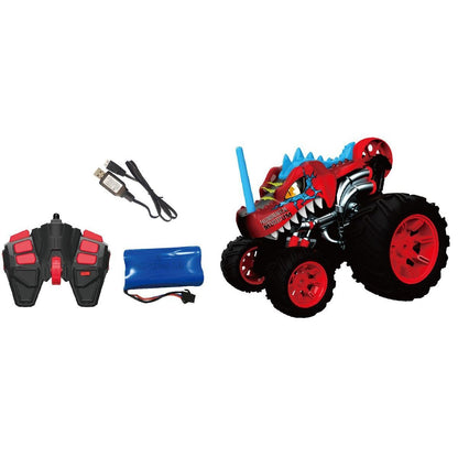 RC 5-kolové kaskadérské auto červené 1 : 16