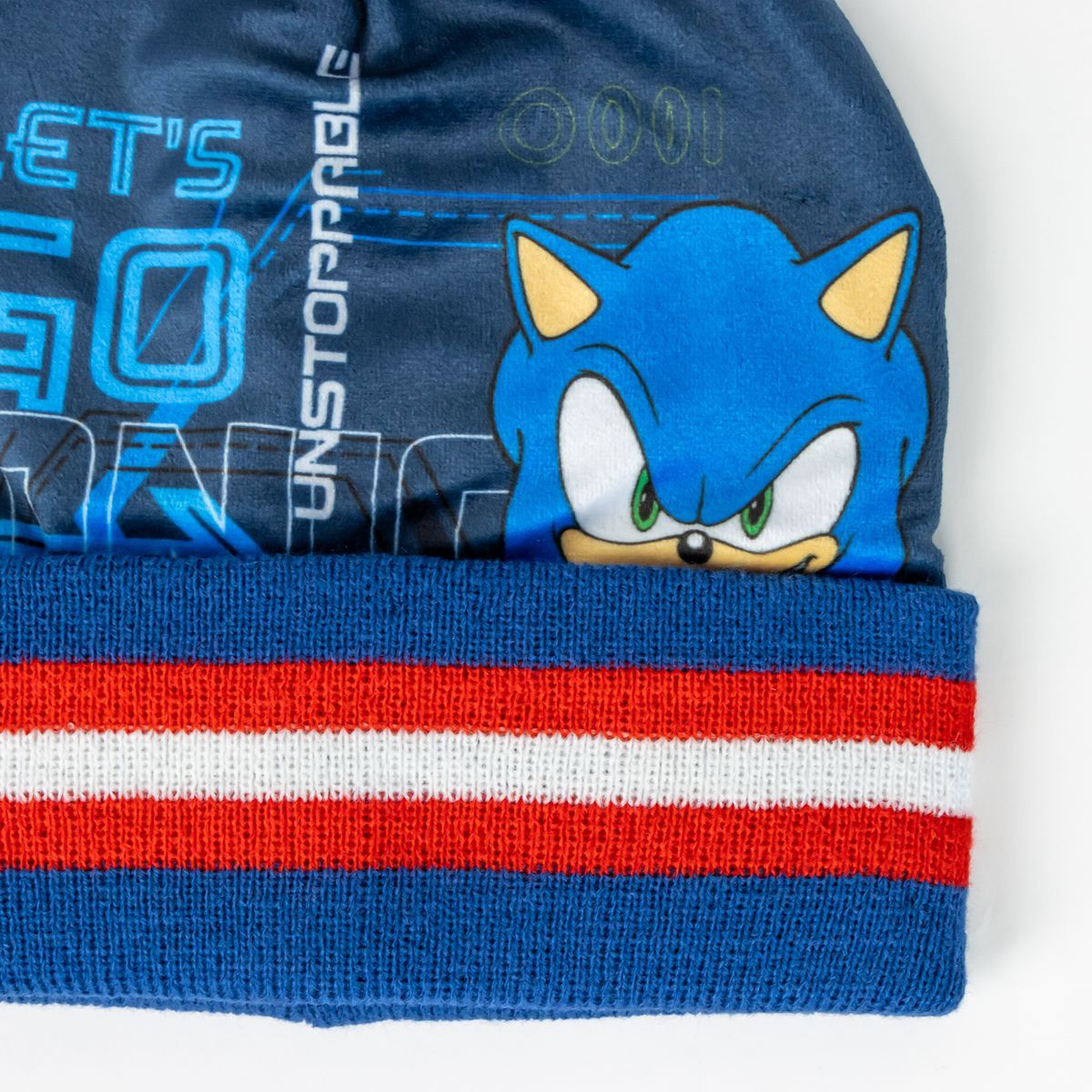 Cerdá Sada čepice, rukavice a nákrčník Sonic